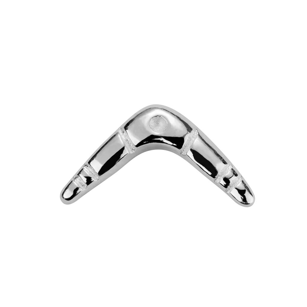 Stow Lockets Jewellery STOW Boomerang (Perserverance) Charm - Sterling Silver