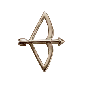 Stow Lockets Jewellery STOW Bow & Arrow (Beloved) Charm - 9ct Rose Gold