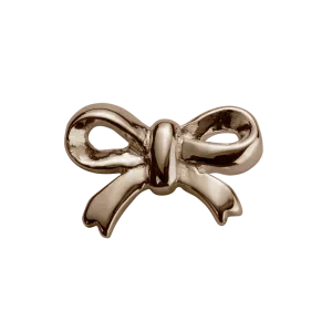 Stow Lockets Jewellery STOW Bow (Gifted) Charm - 9ct Rose Gold