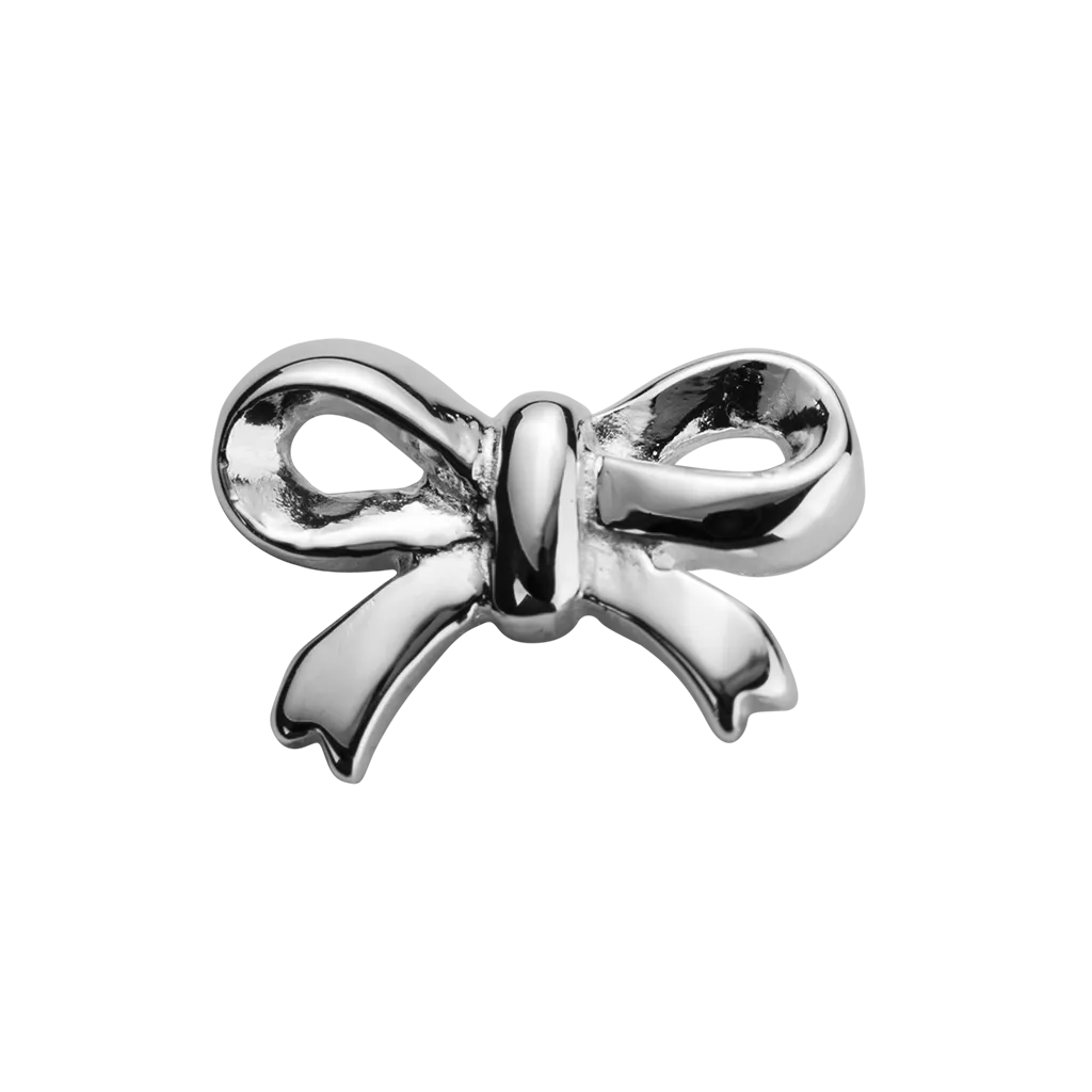 Stow Lockets Jewellery STOW Bow (Gifted) Charm - Sterling Silver