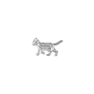 Stow Lockets Jewellery STOW Cat (Curious) Charm - Sterling Silver