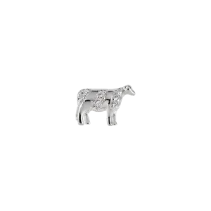 Stow Lockets Jewellery STOW Cow (Kind) Charm - Sterling Silver