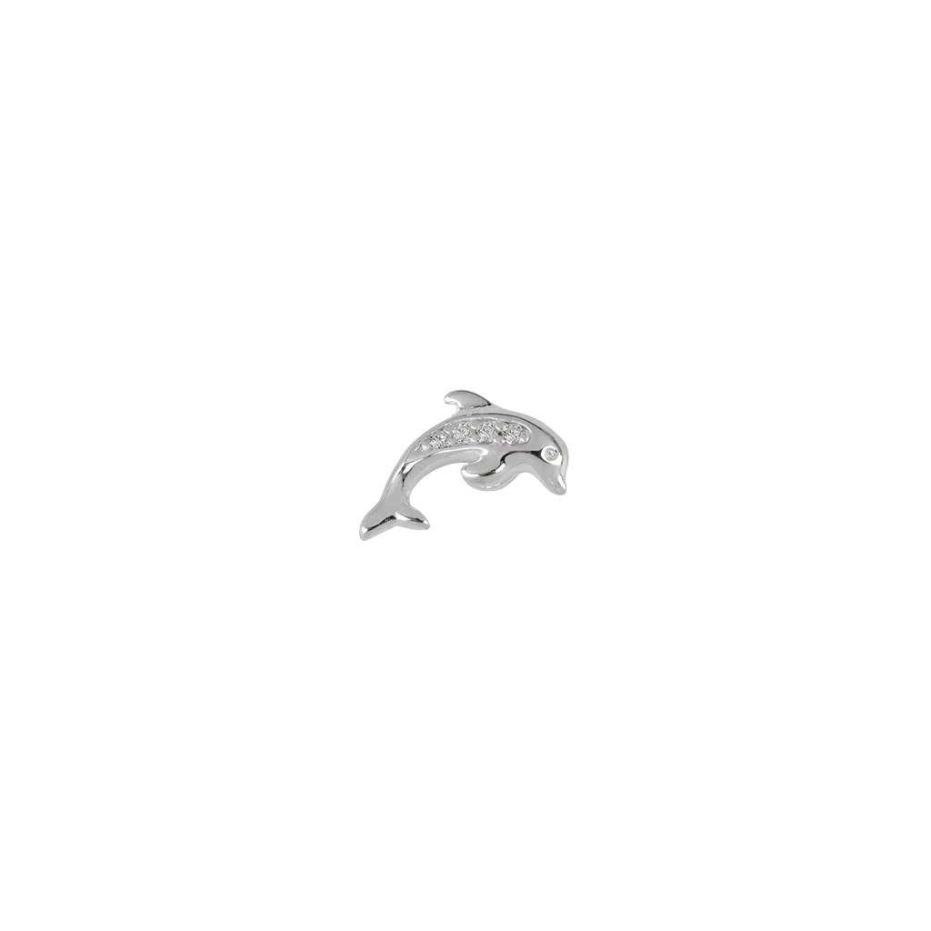 Stow Lockets Jewellery STOW Dolphin (Friendship) Charm - Sterling Silver