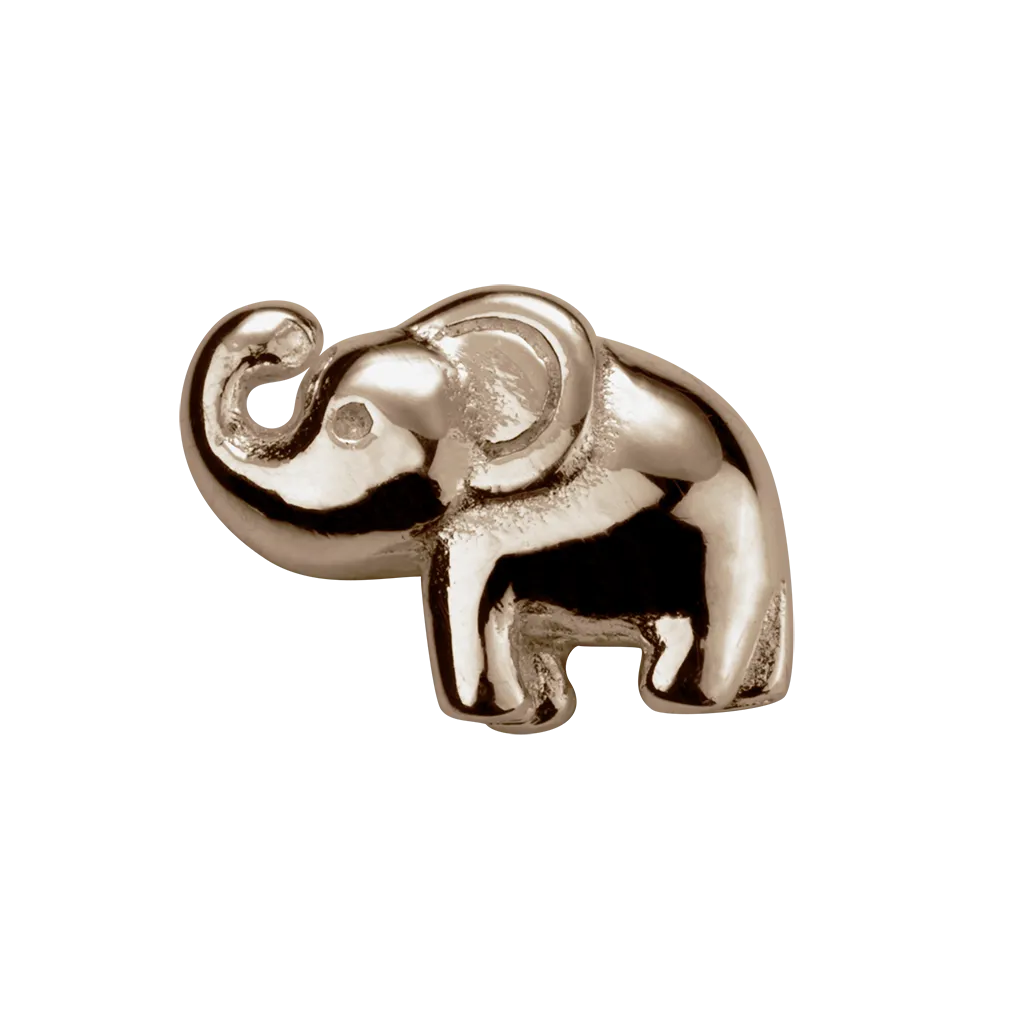 Stow Lockets Jewellery STOW Elephant (Success) Charm - 9ct Rose Gold