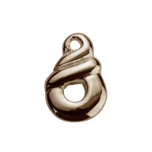 Stow Lockets Jewellery STOW Eternity Twist (Together Forever) Charm - 9ct Rose Gold