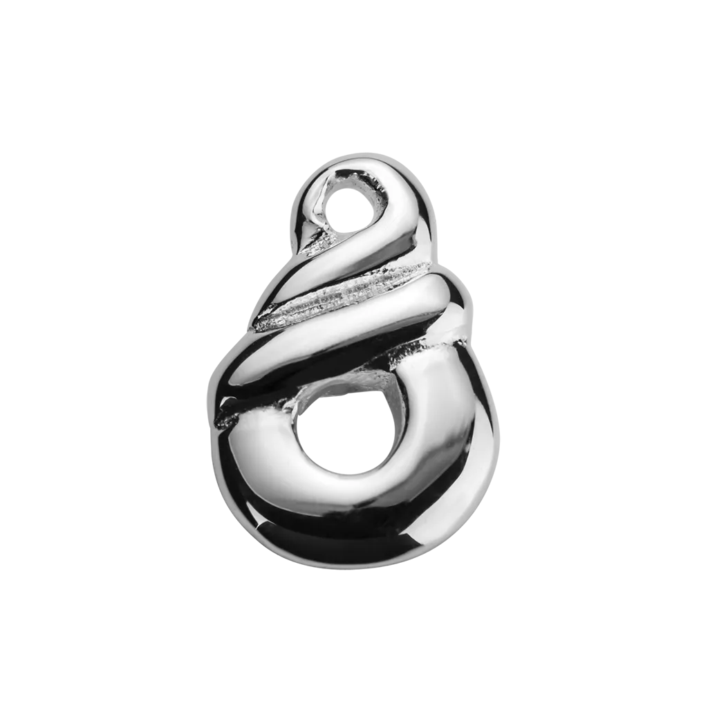 Stow Lockets Jewellery STOW Eternity Twist (Together Forever) Charm - Sterling Silver