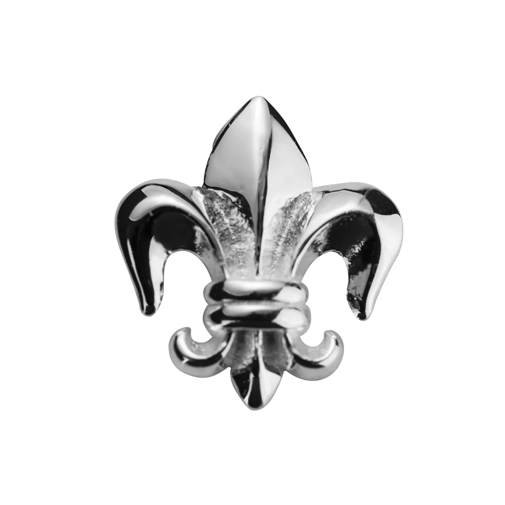 Stow Lockets Jewellery STOW Fleur De Lis (Elegance) Charm - Sterling Silver