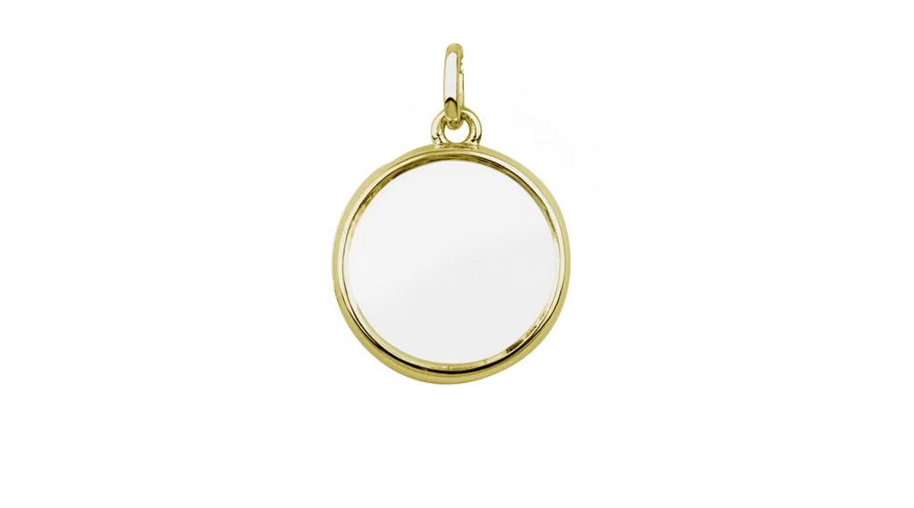 Stow Lockets Jewellery STOW Gold Locket - Medium, 20mm