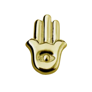 Stow Lockets Jewellery STOW Hamsa (Protection) Charm - 9ct Yellow Gold