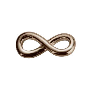 Stow Lockets Jewellery STOW Infinity Twist (Devotion) Charm - 9ct Rose Gold