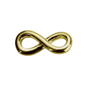 Stow Lockets Jewellery STOW Infinity Twist (Devotion) Charm - 9ct Yellow Gold
