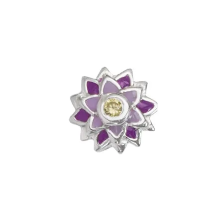 Stow Lockets Jewellery STOW July Water Lily (Peace) Charm