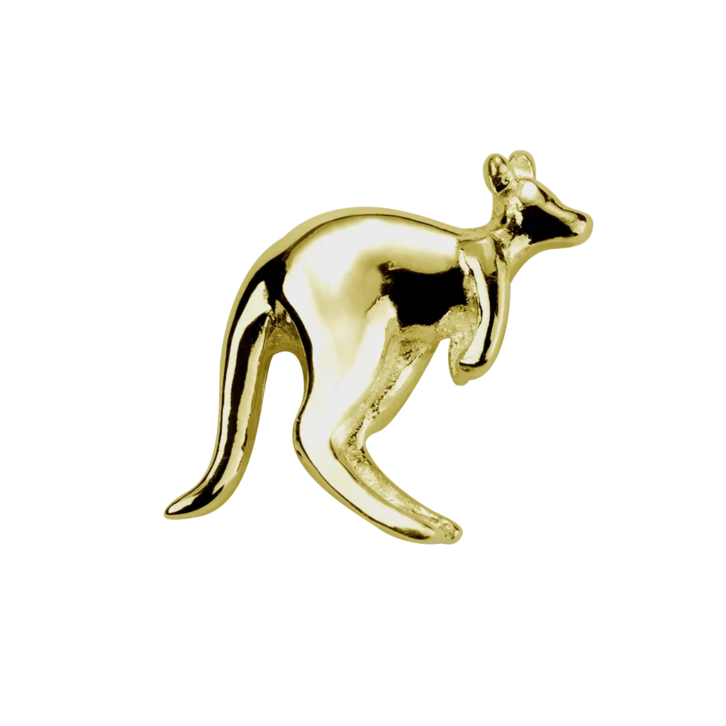 Stow Lockets Jewellery STOW Kangaroo (Pride) Charm - 9ct Yellow Gold