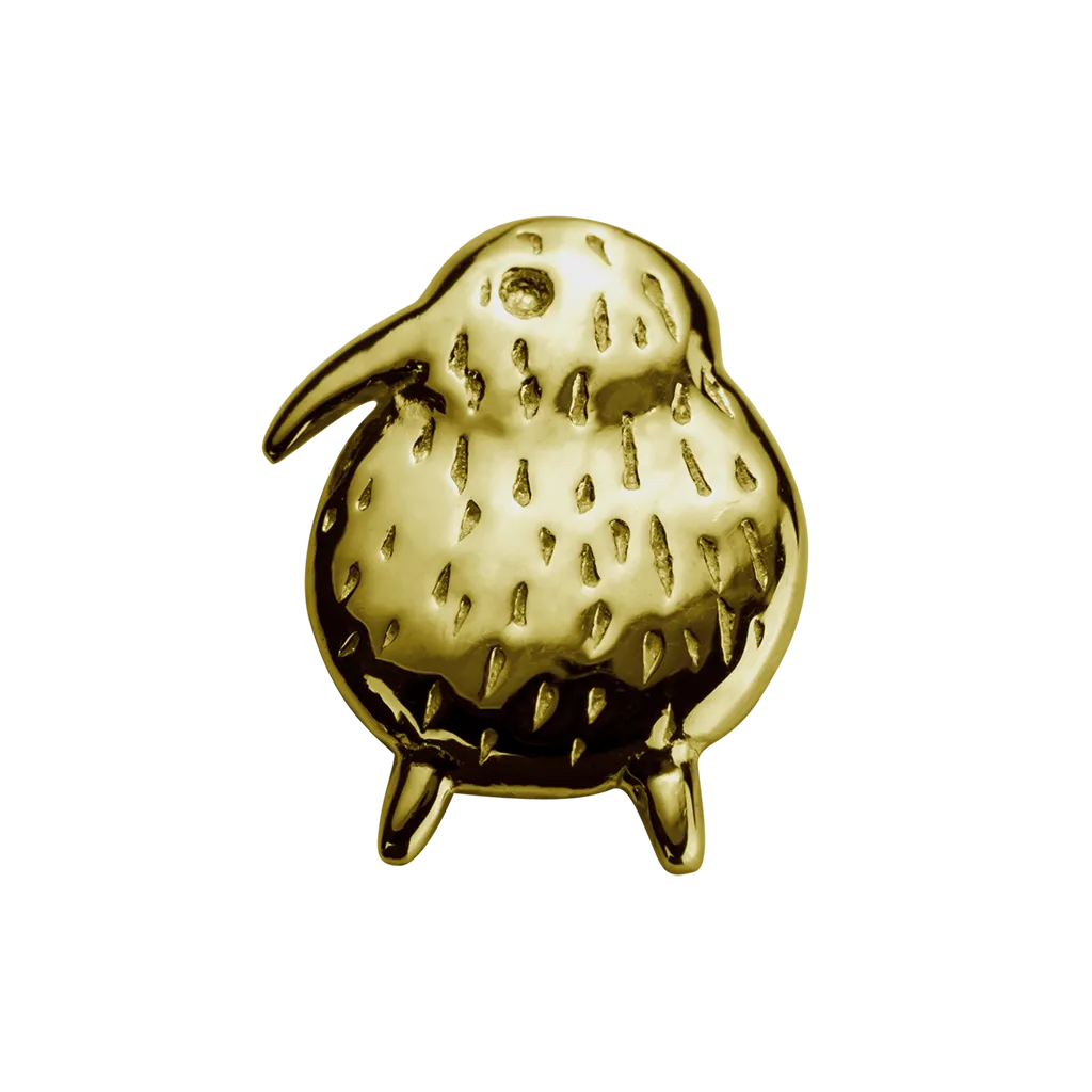 Stow Lockets Jewellery STOW Kiwi (Unique & Special) Charm - 9ct Yellow Gold