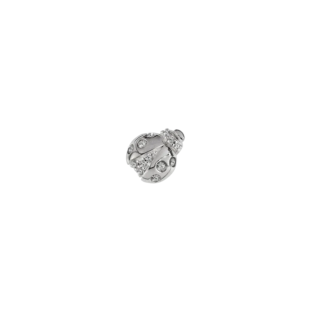 Stow Lockets Jewellery STOW Ladybird (Luck) Charm - Sterling Silver