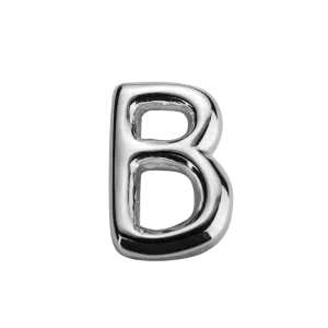 Stow Lockets Jewellery STOW Letter B Charm - Sterling Silver