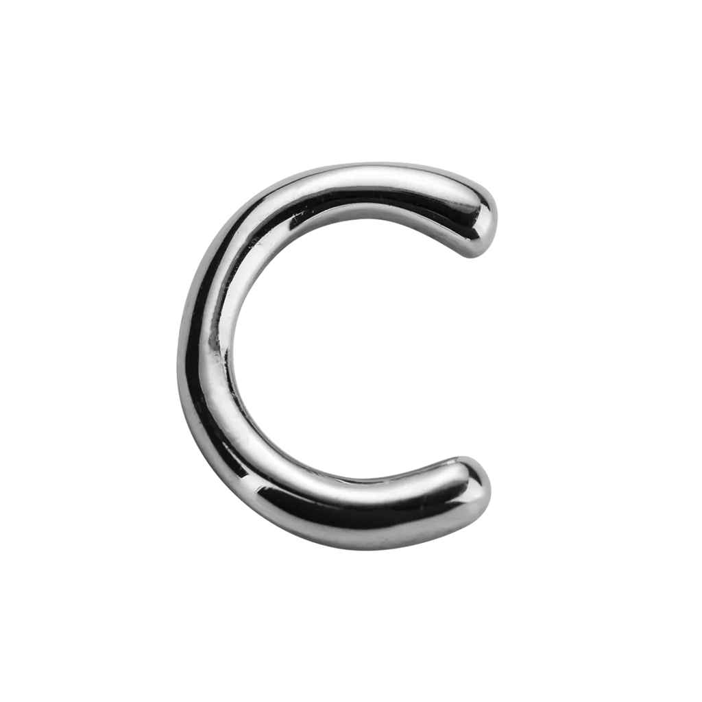 Stow Lockets Jewellery STOW Letter C Charm - Sterling Silver
