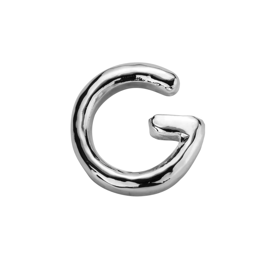 Stow Lockets Jewellery STOW Letter G Charm - Sterling Silver
