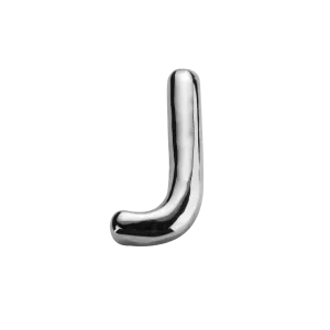 Stow Lockets Jewellery STOW Letter J Charm - Sterling Silver