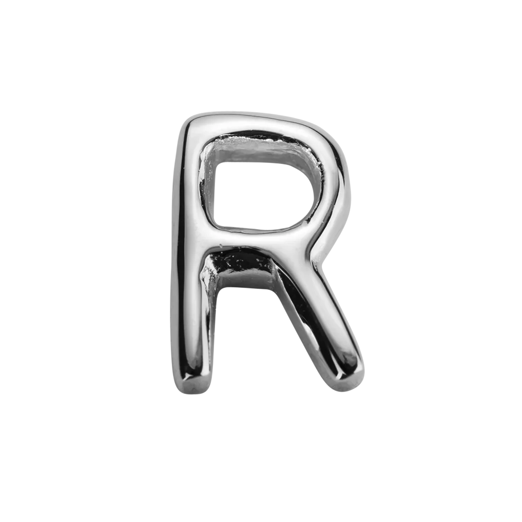 Stow Lockets Jewellery STOW Letter R Charm - Sterling Silver
