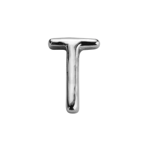 Stow Lockets Jewellery STOW Letter T Charm - Sterling Silver