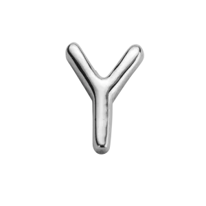 Stow Lockets Jewellery STOW Letter Y Charm - Sterling Silver