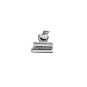 Stow Lockets Jewellery Stow - Library & Apple (Educate) Silver