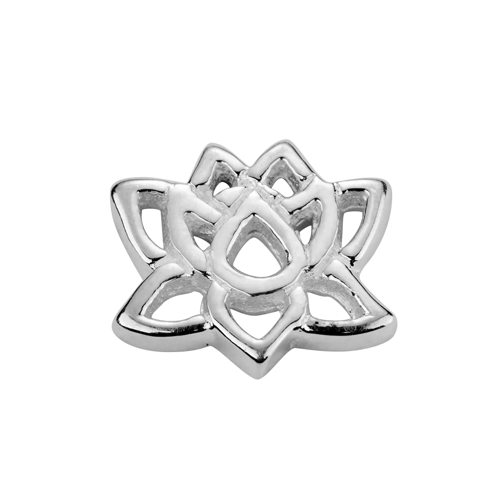 Stow Lockets Jewellery STOW Lotus (Enlightenment) Charm - Sterling Silver
