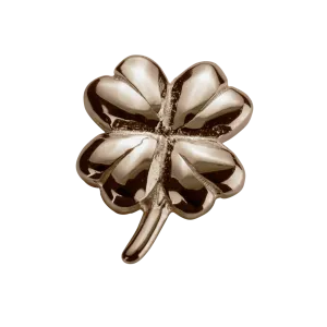 Stow Lockets Jewellery STOW Lucky Clover (Good Fortune) Charm - 9ct Rose Gold