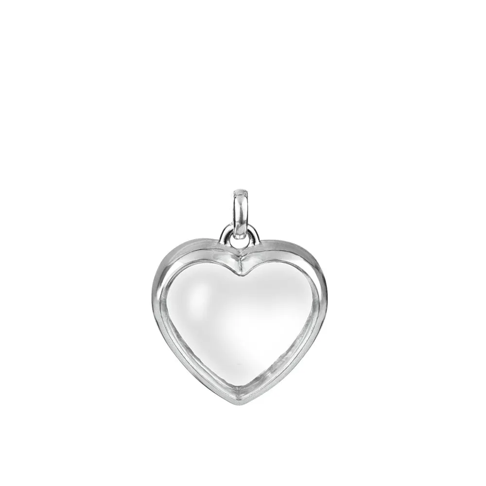 Stow Lockets Jewellery Stow Medium Silver Heart Locket