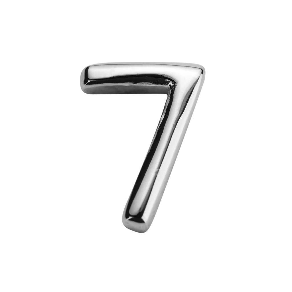Stow Lockets Jewellery STOW Number 7 Charm - Sterling Silver