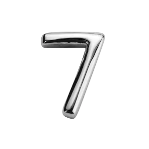 Stow Lockets Jewellery STOW Number 7 Charm - Sterling Silver