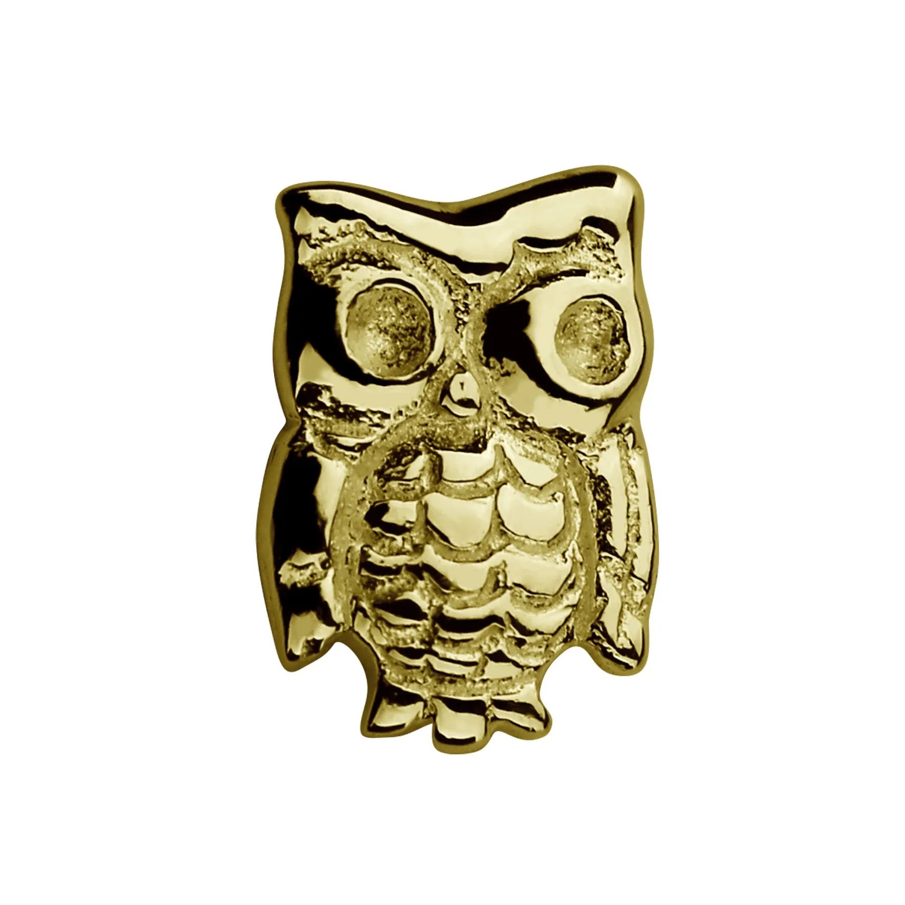 Stow Lockets Jewellery STOW Owl (Wise One) Charm - 9ct Yellow Gold