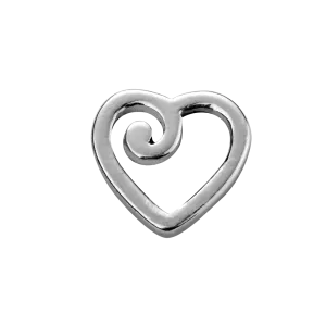 Stow Lockets Jewellery STOW Precious Heart (Treasured) - Sterling Silver