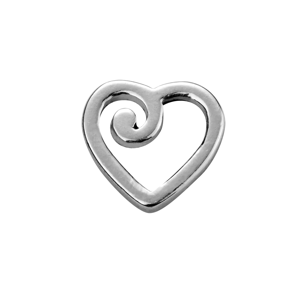 Stow Lockets Jewellery STOW Precious Heart (Treasured) - Sterling Silver