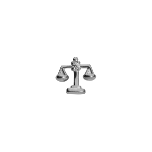 Stow Lockets Jewellery Stow - Scales (Balance) Silver/CZ