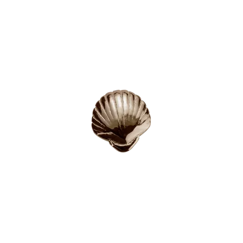 Stow Lockets Jewellery STOW Seashell (Precious) Charm - 9ct Rose Gold