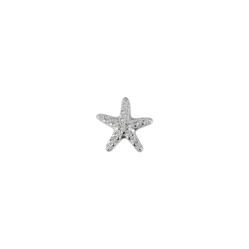 Stow Lockets Jewellery STOW Starfish (Treasure) Charm - Sterling Silver