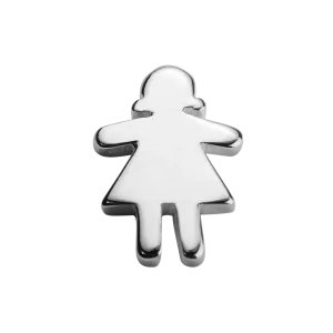 Stow Lockets Jewellery STOW Stowaway Girl (Daring) Charm - Sterling Silver