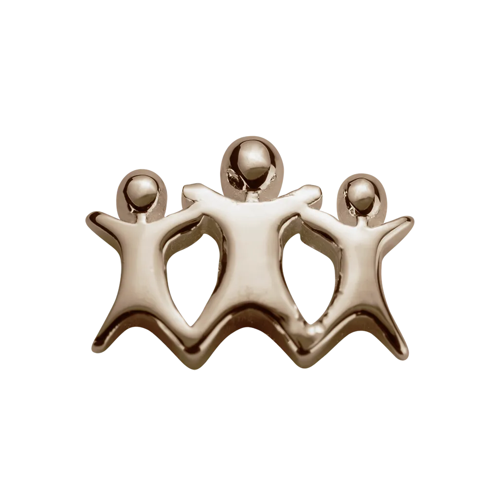 Stow Lockets Jewellery STOW Stowaways (My Family) Charm - 9ct Rose Gold