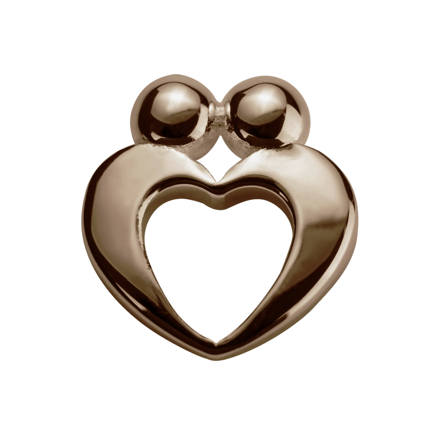Stow Lockets Jewellery STOW True Love (Yours Always) Charm - 9ct Rose Gold
