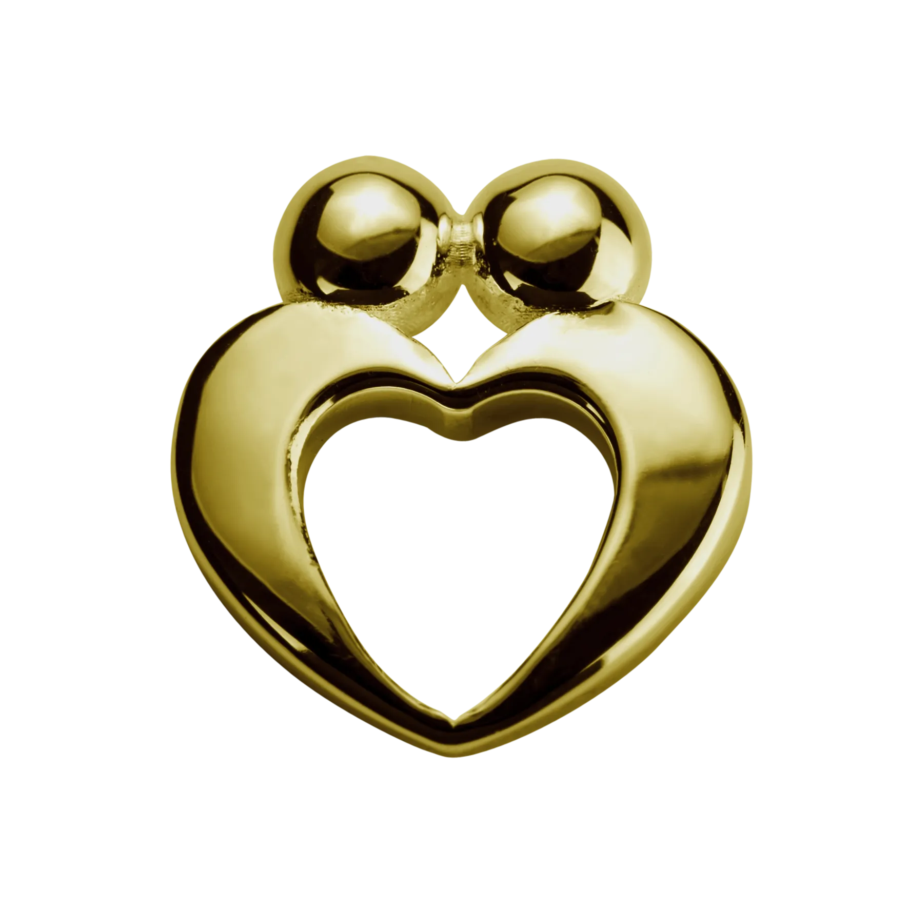 Stow Lockets Jewellery STOW True Love (Yours Always) Charm - 9ct Yellow Gold