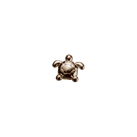 Stow Lockets Jewellery STOW Turtle (Determined) Charm - 9ct Rose Gold