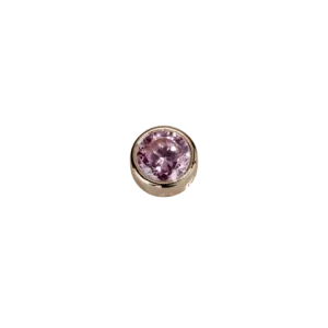 Stow Lockets Jewellery STOW Virtue Charm - Compassion - Pink Tourmaline & 9ct Rose Gold