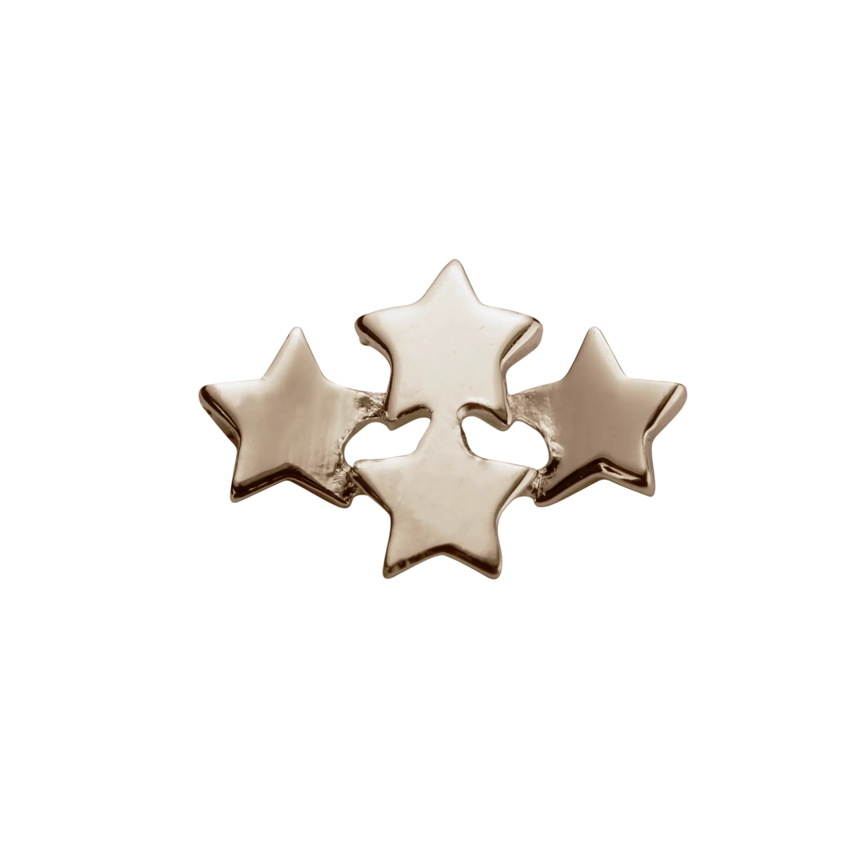 Stow Lockets Jewellery STOW Wishing Stars (My Dreams) Charm - 9ct Rose Gold