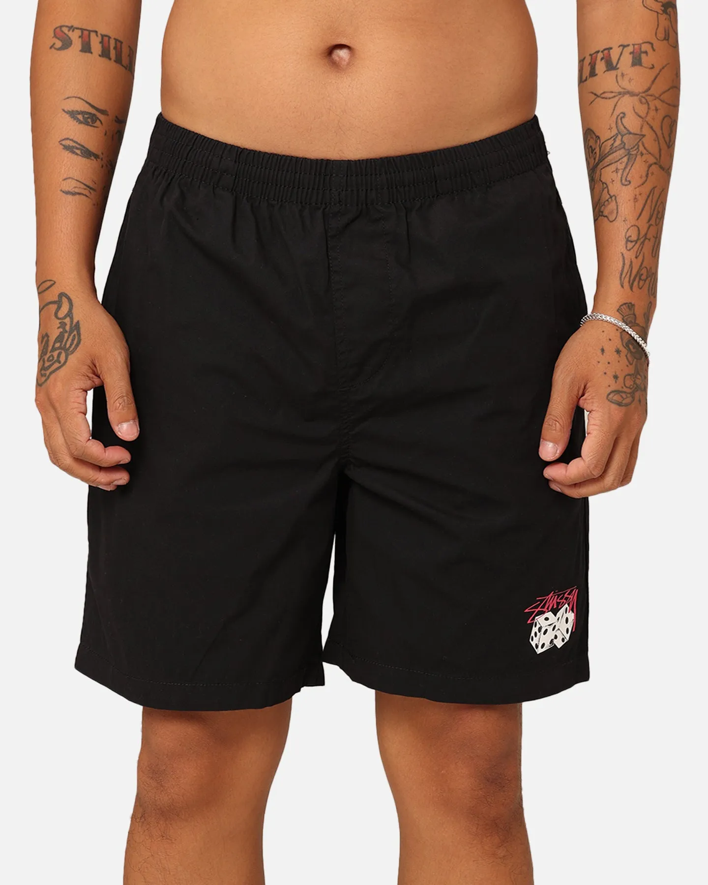 Stussy Designs Dice Beach Shorts Black