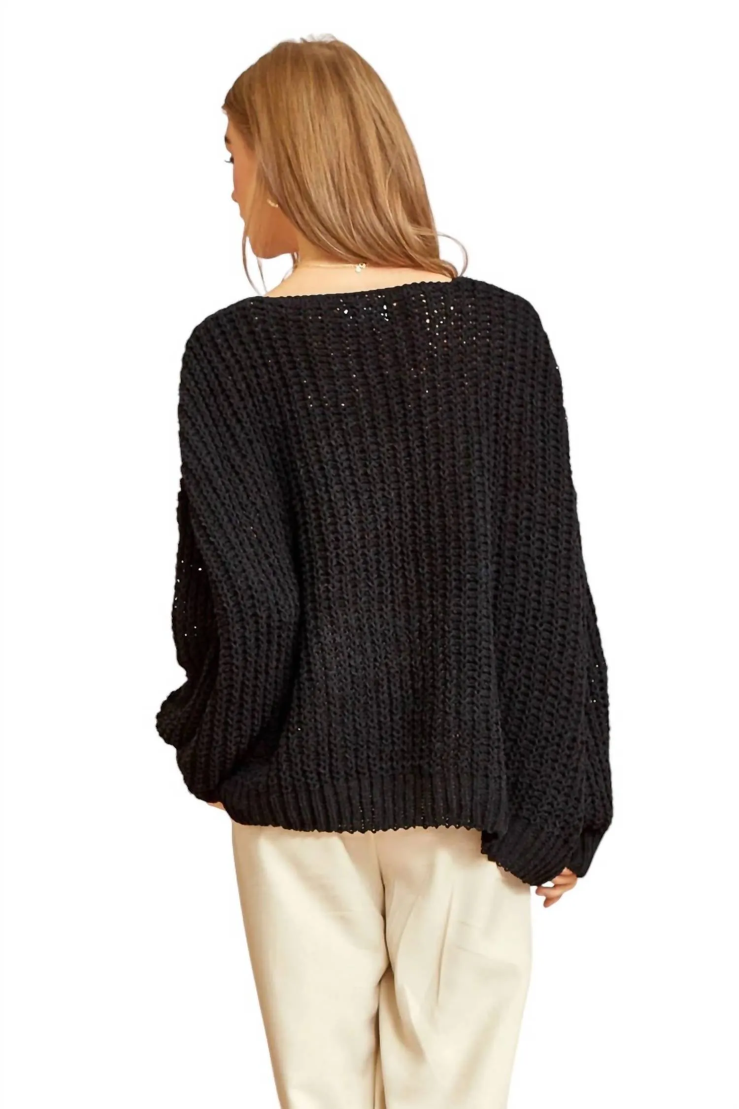 Such A Steal Sweater In Black