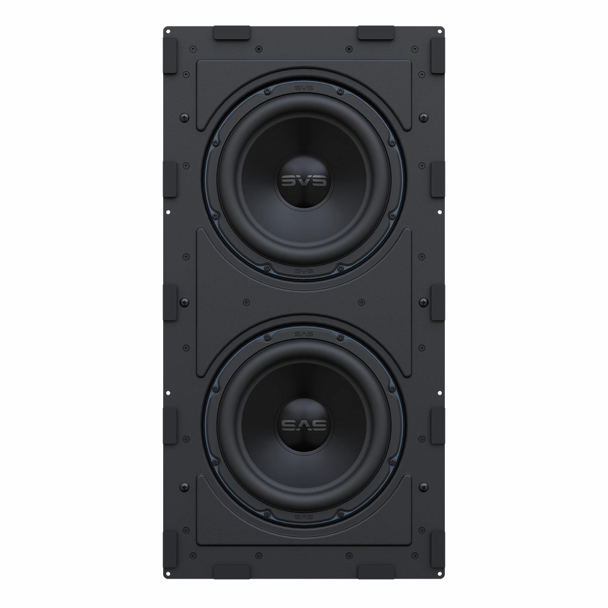 SVS 3000 In-Wall Single Sealed Subwoofer System with Sledge STA-800D2C Amplifier- Each In Wall & In Ceiling Speakers,Recessed Speakers,Flush Mount Audio