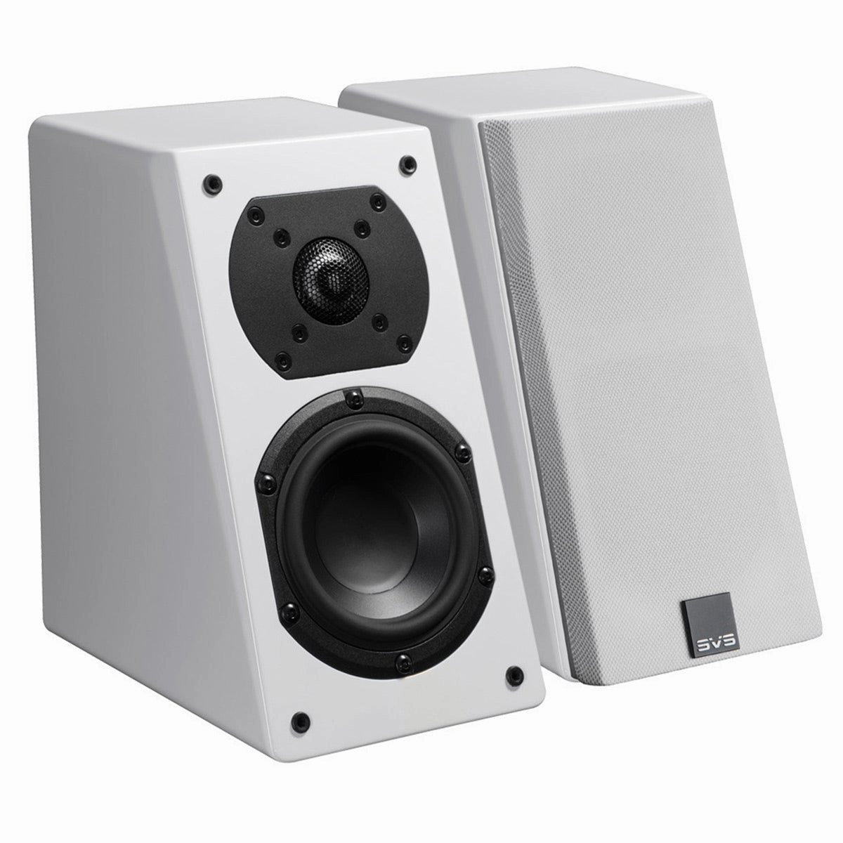 SVS Prime Elevation Speakers - Pair (Piano Gloss White) Surround Sound Speakers,Multichannel Audio,5.1 Systems