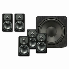 SVS Prime Satellite 5.1 Package (Premium Black Ash) Surround Sound Speakers,Multichannel Audio,5.1 Systems